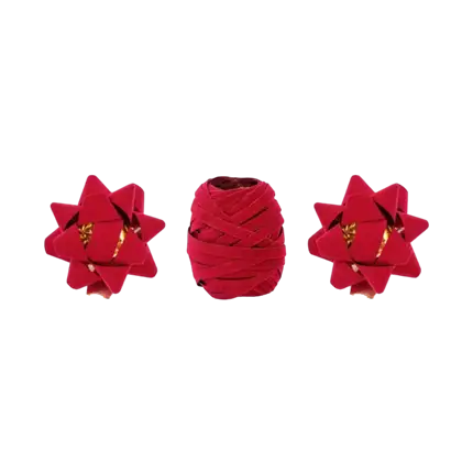 Fluwelen lint set - Rood - 2 Rosas & 1 lint