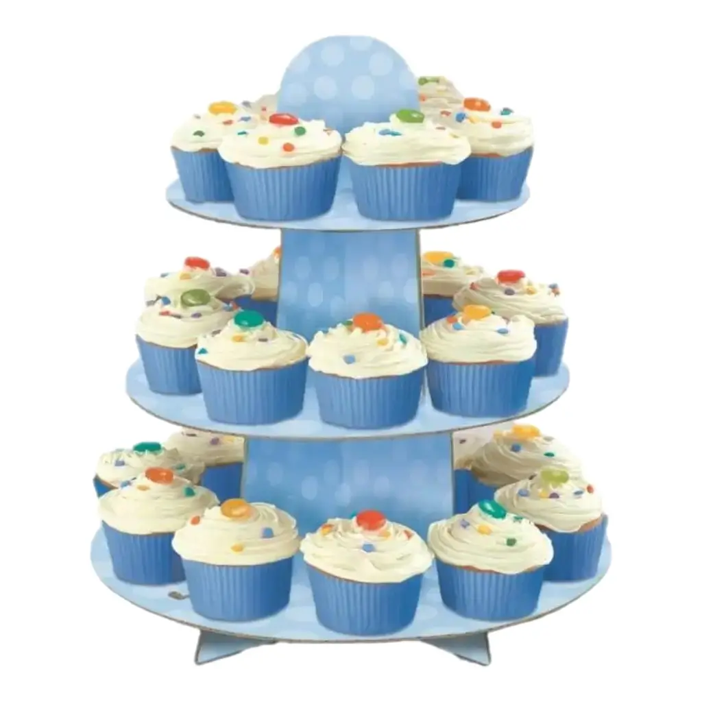 Cupcake standaard - Blauw