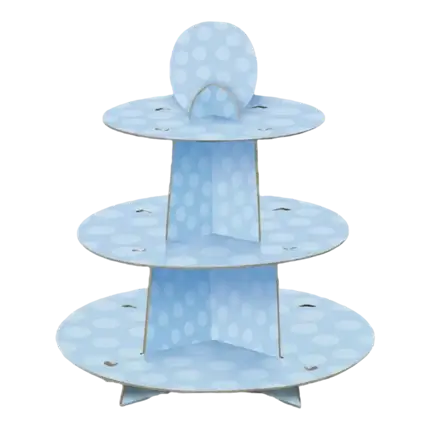 Cupcake standaard - Blauw