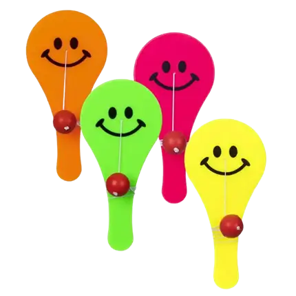 Kleine rackets met stuiterballen (set van 4)