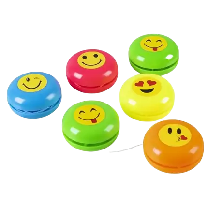 Yo-Yos smiley (set van 6)