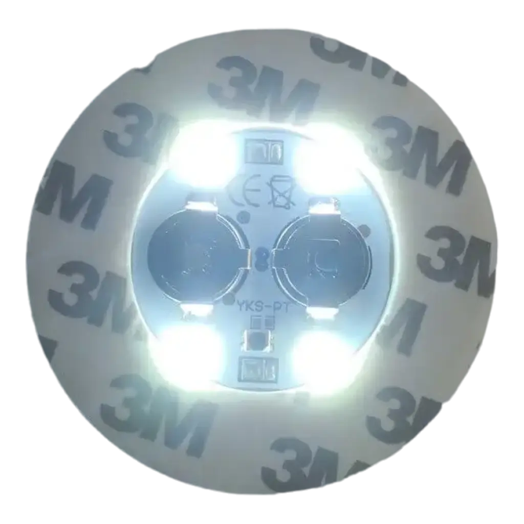 LED fles of onder glas sticker