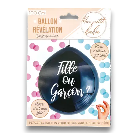 Confetti ballon Meisje of Jongen?