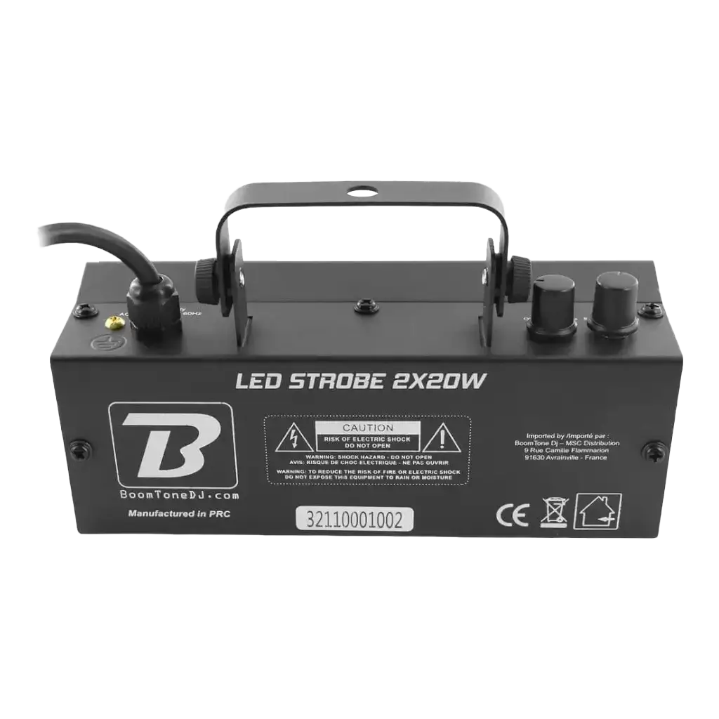 LED STROBOSCOOP 2X20W - BOOMTONE DJ - LED MACHINE