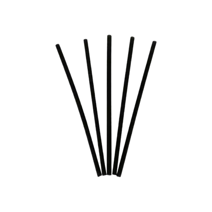 Zwart Rijststro 14cm ø4mm (260 stuks)