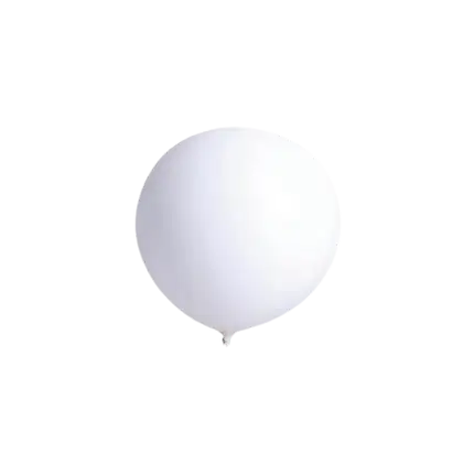 Reuze witte ballon 90cm - 100% biologisch afbreekbaar