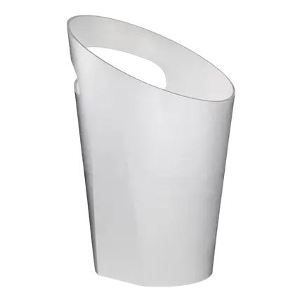 Witte champagne wastafel - ACRYLIC - 32cm