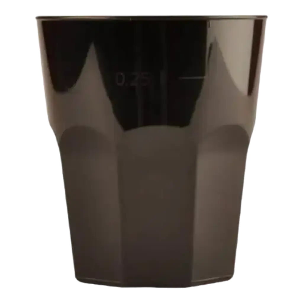 Cocktailglas - Zwart - PP - 35cl (Set van 20)