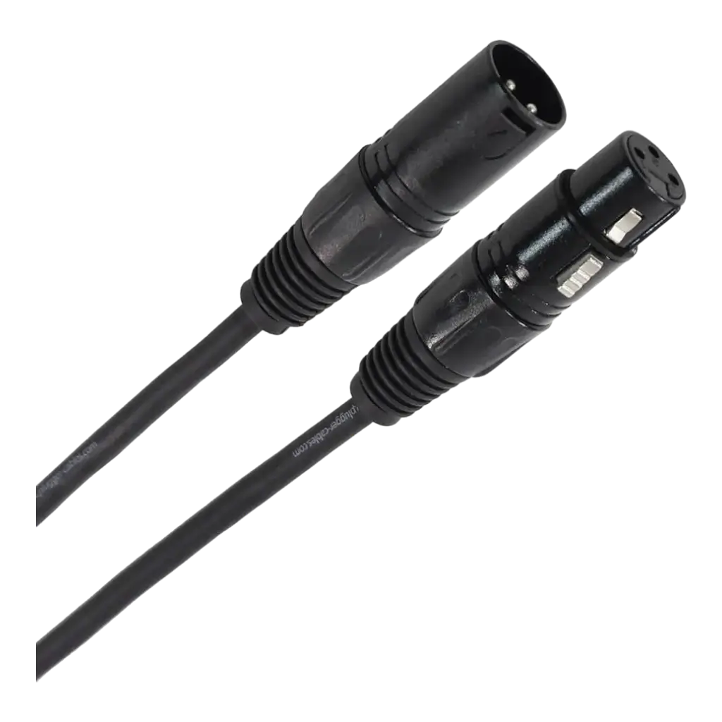 KABEL DMX XLR FEMALE 3B - XLR MALE 3B 10M EASY - PLUGGER