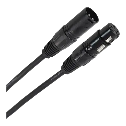 KABEL DMX XLR FEMALE 3B - XLR MALE 3B 15M EASY - PLUGGER