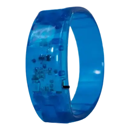 Lichtgevende Ritmische Armband - BLAUW