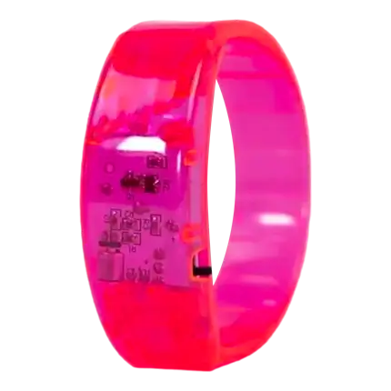 Lichtgevende Ritmische Armband - ROZE