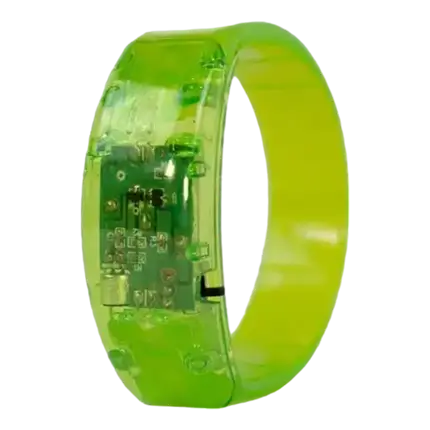 Lichtgevende Ritmische Armband - GROEN