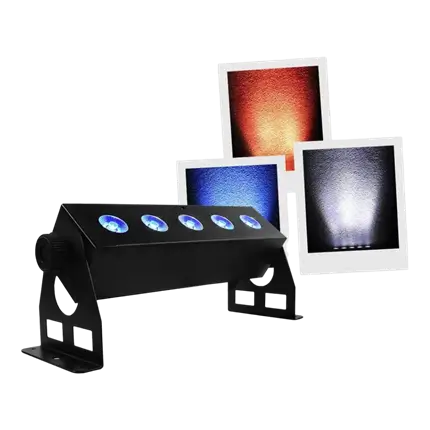 LED EFFECT BAR - SUPER BABYBAR ZWART - BOOMTONE DJ