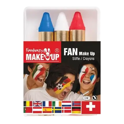 MAKE-UP POTLOOD - BLAUW WIT ROOD - FRANKRIJK