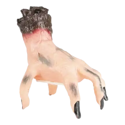 GEANIMEERDE WANDELENDE ZOMBIE HAND MET GELUID - 20CM