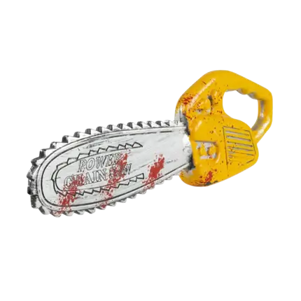 BLOEDERIGE PLASTIC KETTINGZAAG - 45CM