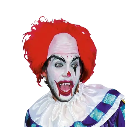 HALLOWEENPRUIK - RODE CLOWN