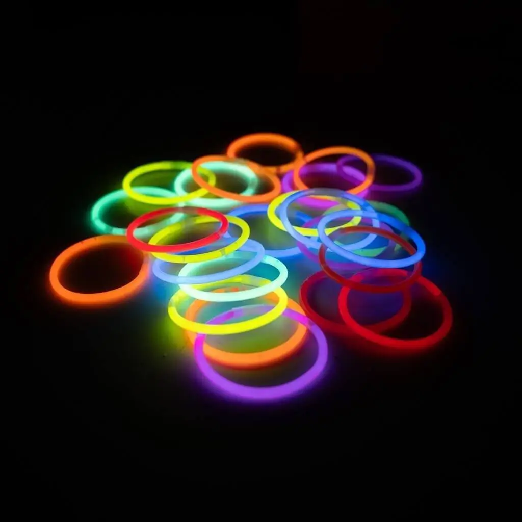 Blauwe Fluo Armband (Set van 100)