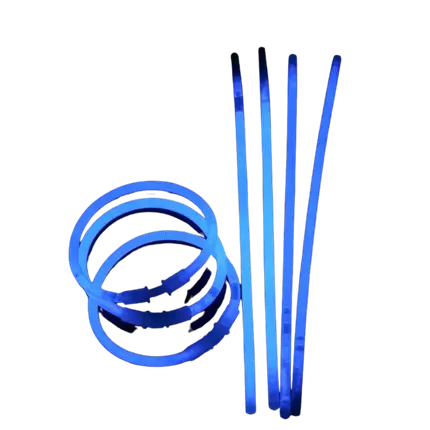 Blauwe Fluo Armband (Set van 100)