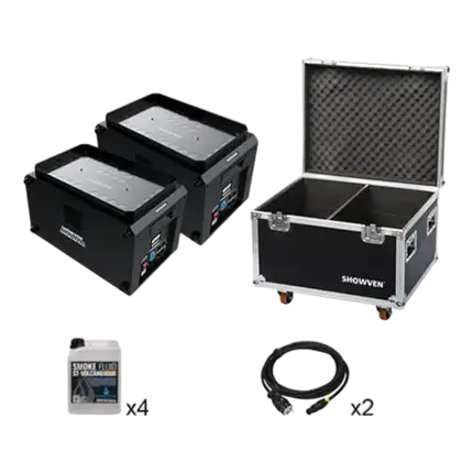 ROOKMACHINE - SET VAN 2 SMOKEJET SONICBOOM PLUS