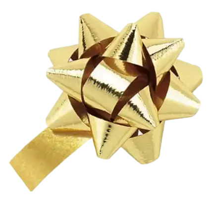 PARTIJ VAN 100 GOUDEN NOOTTEN ø3,5CM