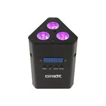LED BATTERIJ PROJECTOR - BATLY 3x4W RGBW