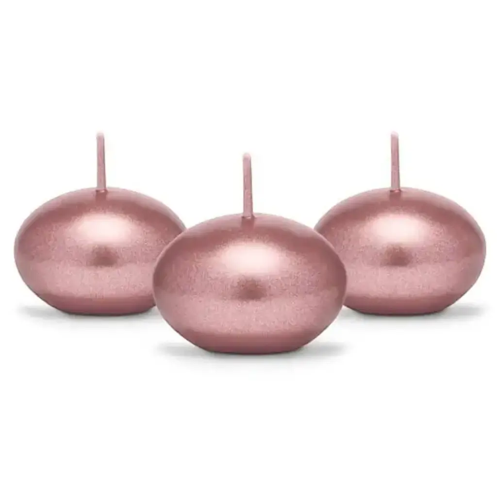 50 Drijvende kaars - Rosé Goud - 4cm