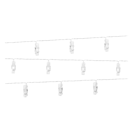 LED Garland - Decoratieve Clips - Transparant - 1.4m