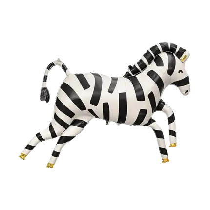 Zebra Ballon - Mylar - 115x85cm