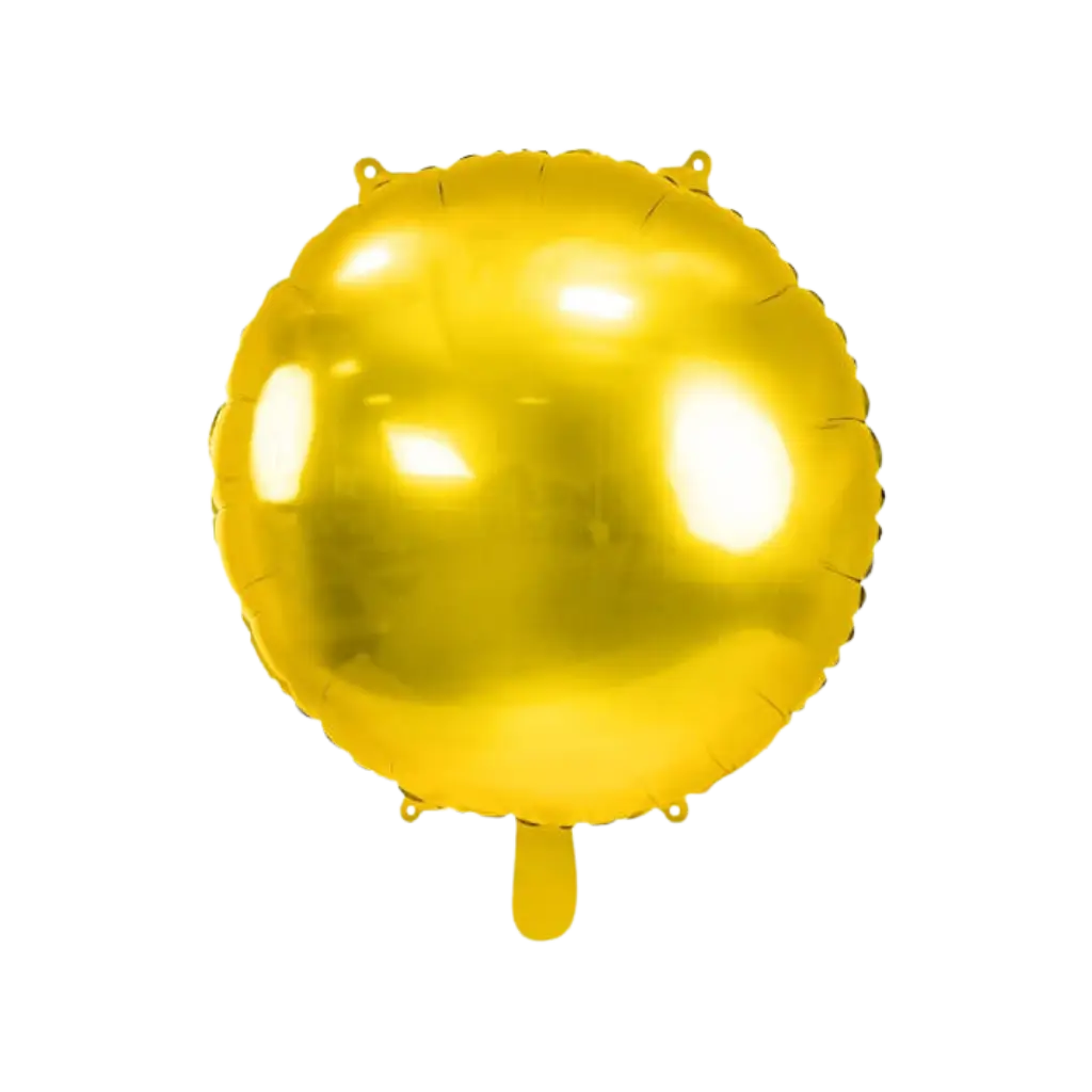Ronde Spiegel Metallic Ballon - Goud - 59cm