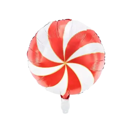 Metallic Candy ballon - Aluminium - Rood - 35cm