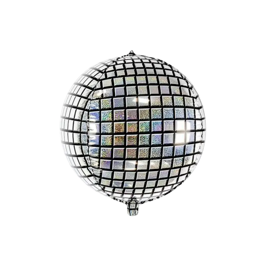 Holografische Mylar Ballon - DISCOTHEKENBAL - 40cm