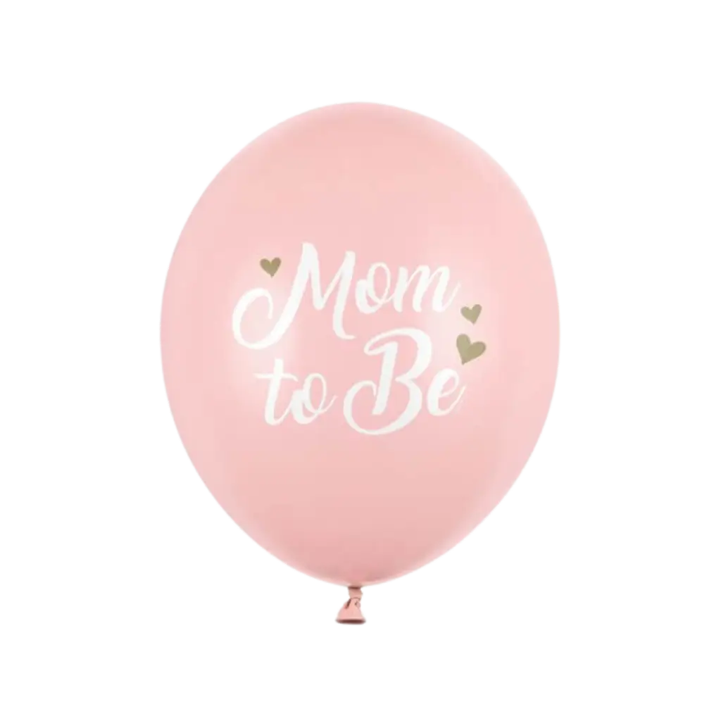 Set van 6 Roze "Mum To Be" Ballonnen - 30cm