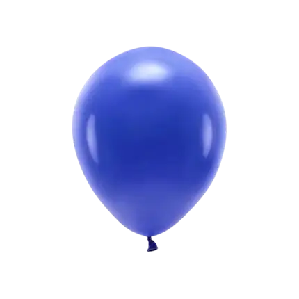 Lot van 10 marineblauwe biologisch afbreekbare ballonnen
