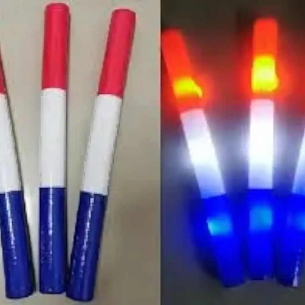 LED Light Stick - Blauw Wit Rood