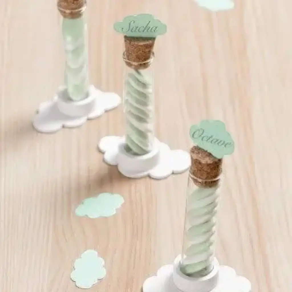 Glazen flacon - ø 2,2 x 5 cm (set van 48)