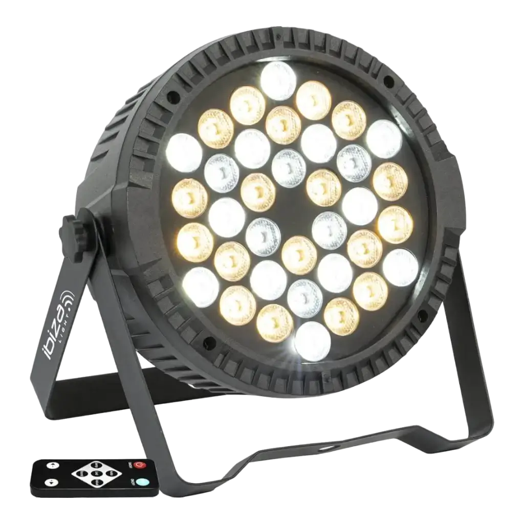 Flat 36 LED PAR schijnwerper Warm/koud wit