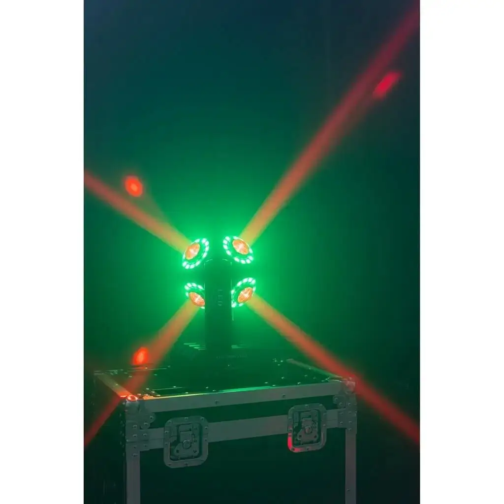 DMX SATURNE 4 in 1 LED bogen met lichtringen