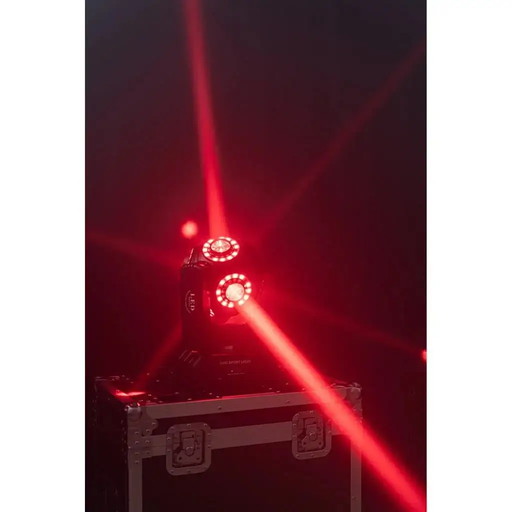 DMX SATURNE 4 in 1 LED bogen met lichtringen