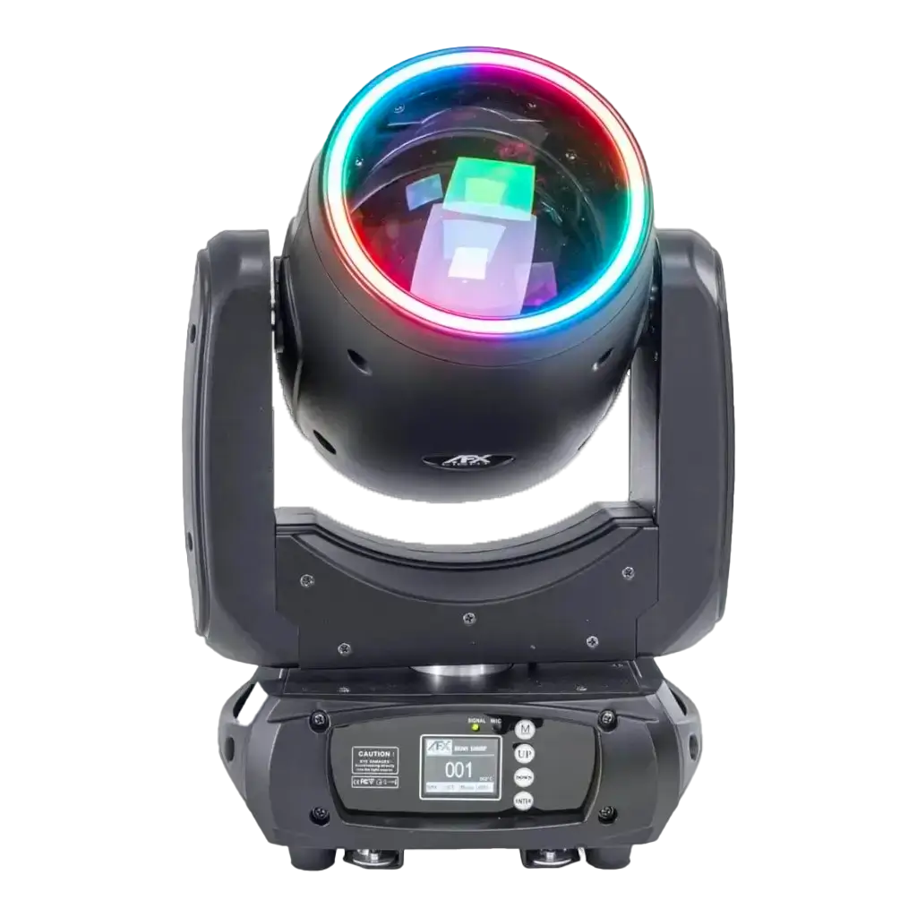 BEAM-100LED-MKII met dubbele prime & lichtring