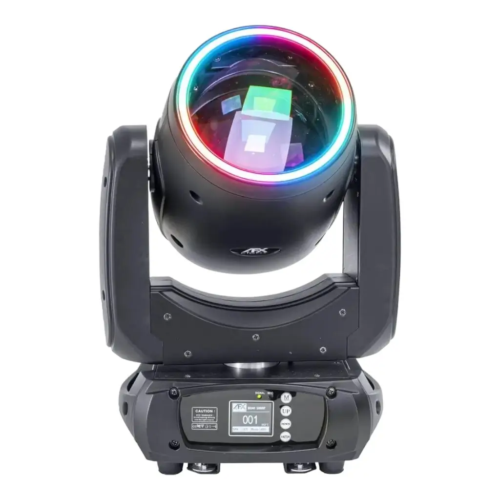 BEAM-100LED-MKII met dubbele prime & lichtring