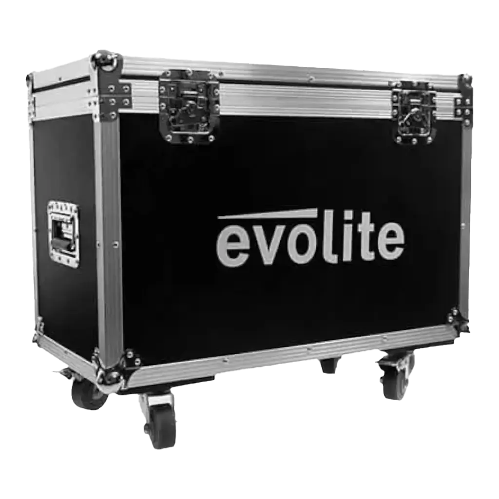 Flightcase voor 2 Evolite Beam 7R