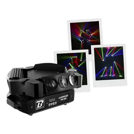 LED BoomTone DJ effecten - LUDIPOCKET TRI 360