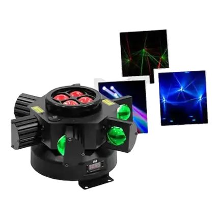 Mac Mah LED effectlichtset - MEGA UFO-LZR