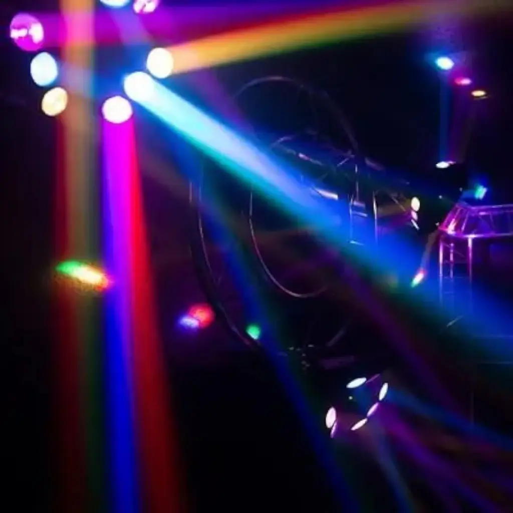 LED Beam RGB en Laser Mac Mah lichtset - Pyramida-LZR