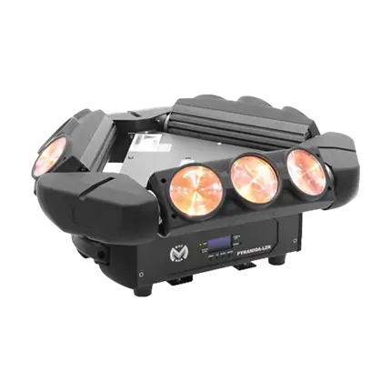 LED Beam RGB en Laser Mac Mah lichtset - Pyramida-LZR