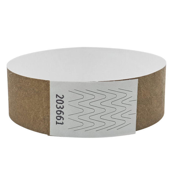 Tyvek® gouden papieren polsbandje zonder markering