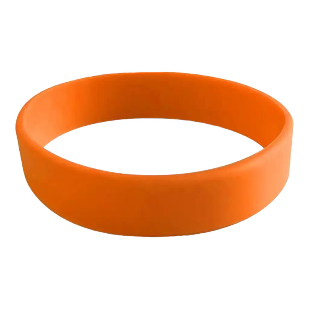 Silicone Armband Oranje Ongemarkeerd Volwassene