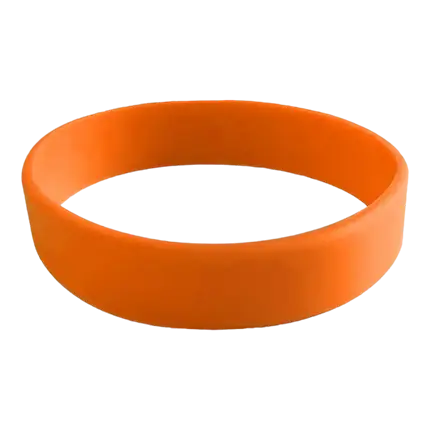Silicone Armband Oranje Ongemarkeerd Volwassene